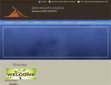 Tablet Screenshot of newheightsfresno.org